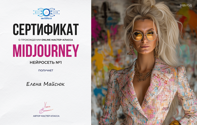 Сертификат по Midjourney